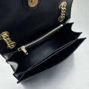 Balenciaga 92832 crush in black with gold buckle 25x15x9.5cm - 4