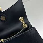 Balenciaga 92832 crush in black with gold buckle 25x15x9.5cm - 3