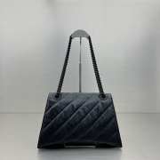 Balenciaga crush in black 25x15x9.5cm - 3