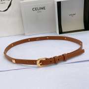 Celine belt with inlaid hardware width 1.8cm - 1