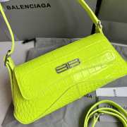 Balenciaga XX in luminous green 27x4.8x15.5cm - 4