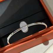 Hermes diamond-filled pig nose bracelet  - 4