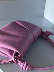 Loewe paseo rose purple underarm bag 25x8x17cm - 2