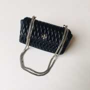 Tory Burch Kira mini flap handbag in black 10x17.5x4.5cm - 2