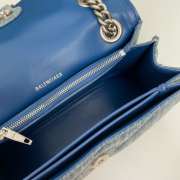 Balenciaga Release Retro Denim Hourglass Bag 25x15x9.5cm - 4