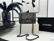 Chanel flap bag with sequins 23p 20cm - 4