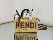 Fendi By The Way Mini Natural straw small Boston bag  - 1