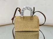 Fendi By The Way Mini Natural straw small Boston bag  - 6