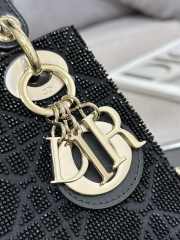 Dior Lady Black Embroidered with Micropearls - 5