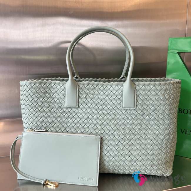 Bottega Veneta 608811 Cabat Mint Green 51x45x20cm - 1