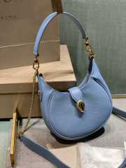 Bvlgari Serpenti Ellipse Bag In Blue 19.5x20x5cm - 4