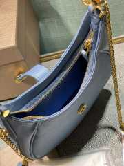 Bvlgari Serpenti Ellipse Bag In Blue 19.5x20x5cm - 3