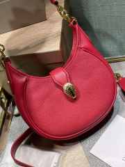 Bvlgari Serpenti Ellipse Bag In Red 19.5x20x5cm - 1