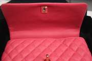 Chanel Coco handle in red with gold buckle 24cm - 6