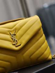 YSL Loulou in yellow bag 25×17×9cm - 3