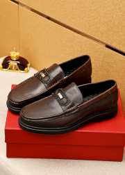 Ferragamo casual leather shoes in brown - 2