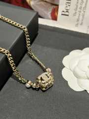 Chanel hollow cube diamond necklace - 2