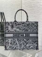 Dior 8001 Large Tote Bag In Black 36x18x28cm - 1