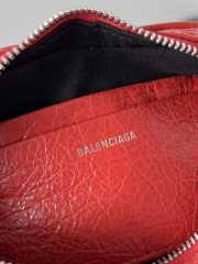 Balenciaga Mini Red Le Cagole Heart Leather Crossbody Bag - 4