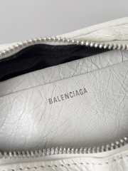 Balenciaga Mini White Le Cagole Heart Leather Crossbody Bag - 5