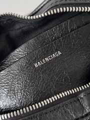 Balenciaga Mini Black Le Cagole Heart Leather Crossbody Bag - 5