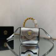 Versace Small Medusa Gold Handle In Silver 16x6x12cm - 1