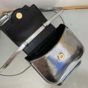 Versace Small Medusa Gold Handle In Silver 16x6x12cm - 4