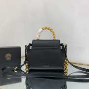 Versace Small La Medusa Gold Handle In Black 20x10x17cm - 6