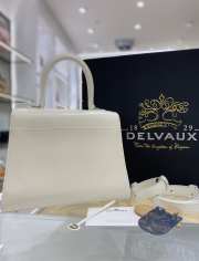 Delvaux Brillant In White 24x12x19cm - 3