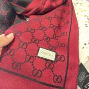 Gucci cashmere jacquard scarf - 3