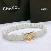 Chanel belt with vacuum-plated bright copper buckle width 3cm - 6