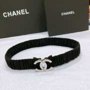 Chanel belt with vacuum-plated bright copper buckle width 3cm - 4