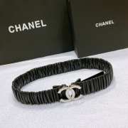 Chanel belt with vacuum-plated bright copper buckle width 3cm - 3