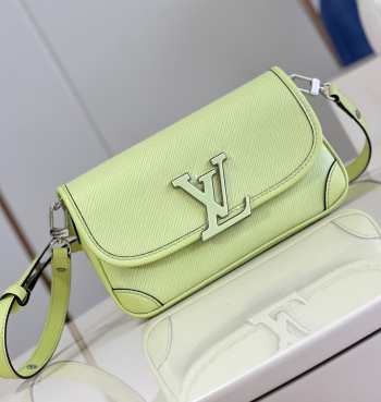 LV M22960 Buci Bag In Green 24.5x15.5x9cm