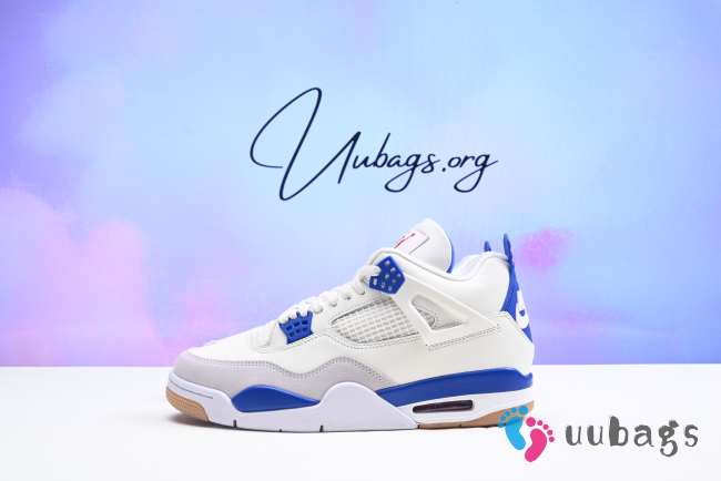 Nike SB x Jordan 4 Sapphire White Royal Blue Gum - 1