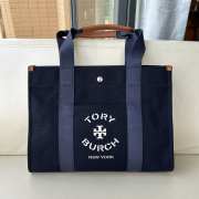 Tory Burch canvas tote bag 31.5x12.5x9cm - 1