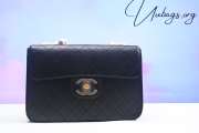 Chanel flap bag small black lambskin 30cm - 1