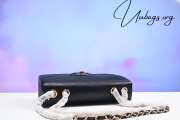 Chanel flap bag small black lambskin 30cm - 3