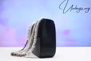 Chanel flap bag small black lambskin 30cm - 5