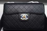 Chanel flap bag small black lambskin 30cm - 6