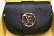 LV Pont 9 Soft PM Black Bag 21x15x6.5cm - 3