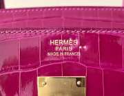 Hermes Birkin Crocodile In Pink 30cm  - 2