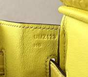 Hermes Birkin Crocodile In Yellow 30cm - 3