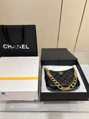 Chanel 23A Hobo In Black 24x19x5cm - 5