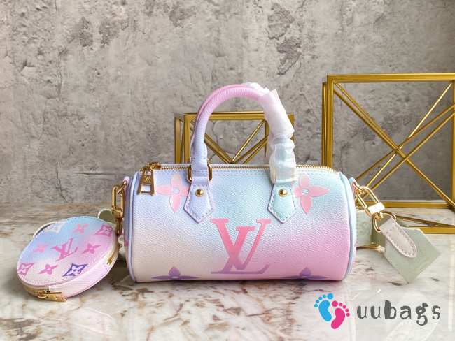 LV Papillon BB Sunrise Pastel Bag 20x10x10cm - 1