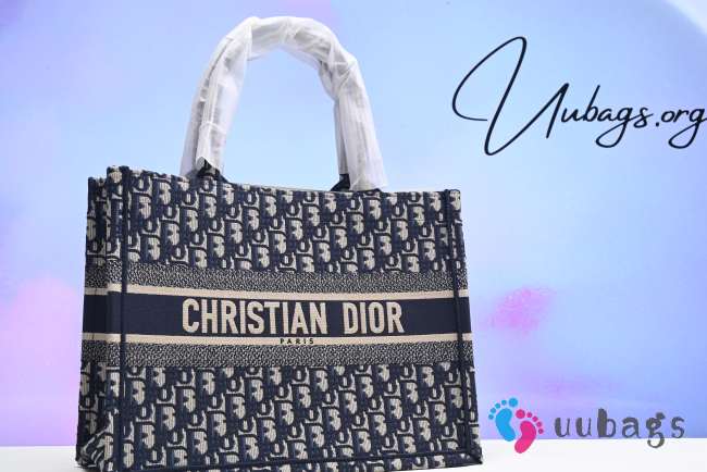 Dior Book Tote Oblique Embroidery Bag 36cm (2 colors） - 1