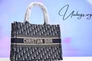 Dior Book Tote Oblique Embroidery Bag 36cm (2 colors） - 1