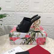 D&G Down-Padded Mules In Black 12cm - 4