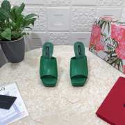 D&G Down-Padded Mules In Green 12cm - 2