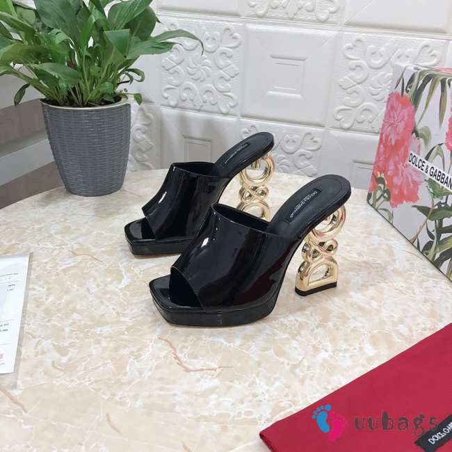 D&G Down-Padded Mules 12cm - 1